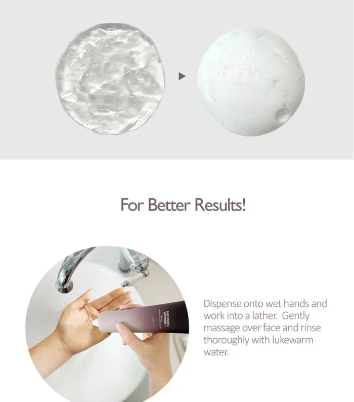 Haruharu Wonder Gel cleanser delicat pentru piele sensibilă 100ml - imagine 2