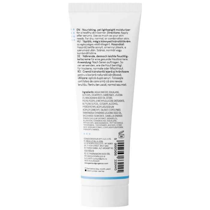 Geek & Gorgeous - crema de fata hidratanta si hranitoare pentru fata Happier Barrier 50ml - imagine 4