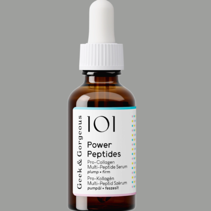 Geek and Gorgeous - Ser de față pentru fermitate si anti-imbatranire Power Peptides 30ml