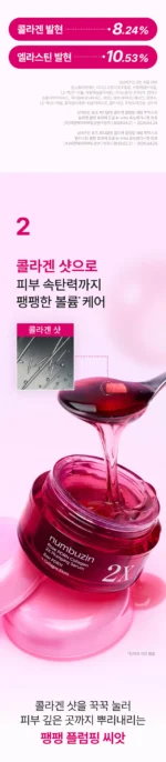 Numbuzin -Ser de fata cremos de reumplere cu colagen și extract din trandafir - No.2 Rose PDRN Collagen 2X Plumping Serum 30 ml - imagine 3